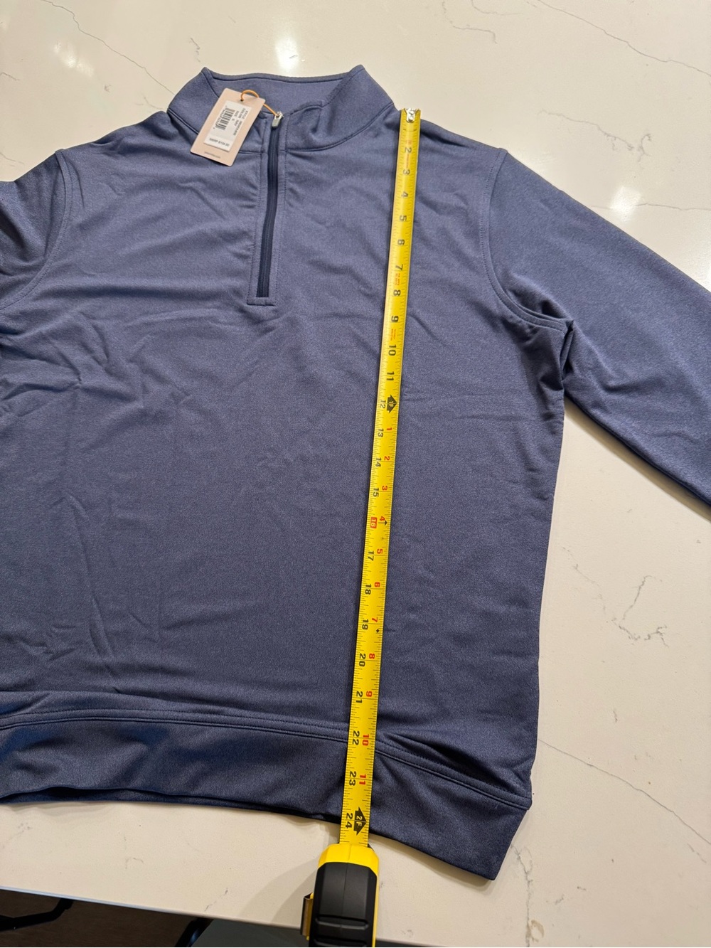 Peter Millar Men's Zip‑Up Pullover in Slate Blue